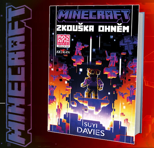 Kniha Minecraft - Zkouška ohněm v našem nakladatelství Alpress